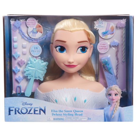 JUST PLAY DISNEY Frozen 2 Elsa matu veidošanas galva Elsa, 32796 