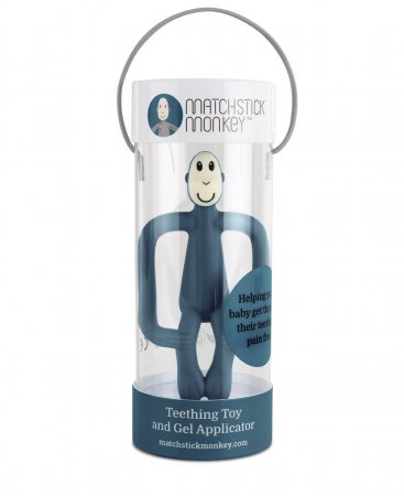 MATCHSTICK MONKEY košļājamā rotaļlieta, blue, 3 m+, MM-T-011 MM-T-011