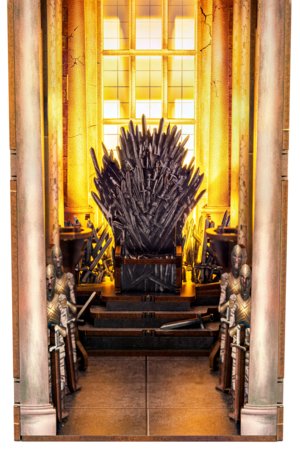 REVELL modelis Iron Throne - House of the Dragon: Tiny Adventures Ar rokām darinātas miniatūras, 00531 