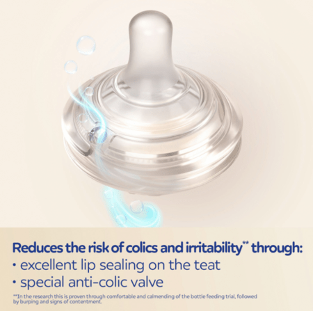 CANPOL BABIES knupis NATURAL SHAPE Anti-colic, ļoti lēns, 0m+, 2 gab., 21/750 