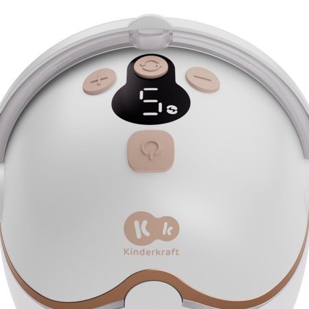 KINDERKRAFT pārnēsājamais elektriskais krūts sūknis MAMAFLOW, golden, KEMAFL00GLD0000 