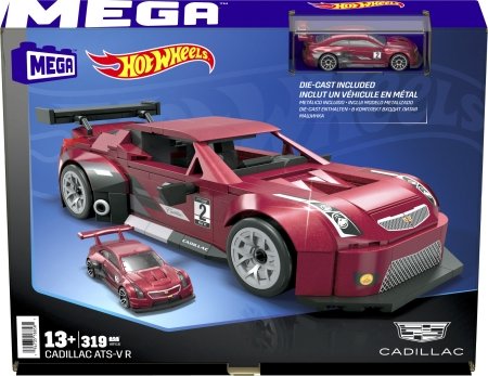 MEGA CONSTRUX HOT WHEELS Kolekcijas automašīna Cadillac ATS V-R, HRY18 