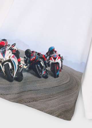 MAYORAL t-krekls ar garām piedurknēm, motorcycle, 4.094-11 