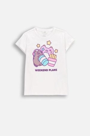 COCCODRILLO t-krekls ar īsam piedurknēm, balti, WC6143214LGD-001-140, 140 cm 