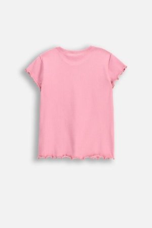 COCCODRILLO krekls ar īsām piedurknēm EVERYDAY GIRL A, rozā, WC5143211VGA-007-152, 152 cm 