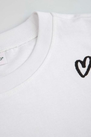 COCCODRILLO t-krekls ar īsam piedurknēm, balti, cm 