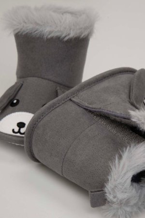 COCCODRILLO tekstilapavi SHOES UNISEX, pelēks, cm 