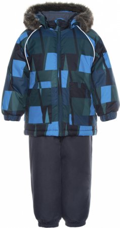 HUPPA Komplekts Avery petrol pattern/ dark gray 41780030-92766 41780030-92766-086