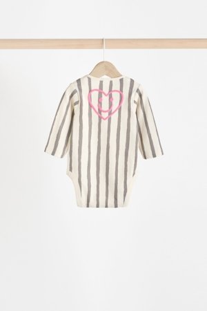 NEXT bodijs ar garām piedurknēm, 3gab., B64726 62-68 