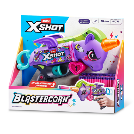 XSHOT rotaļu rotaļu ierocis Purple Unicorn, 36882 