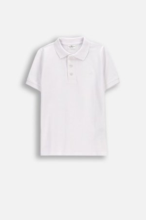 COCCODRILLO polo ar īsam piedurknēm, balti, WC6143601EJB-001-116, 116 izmērs 