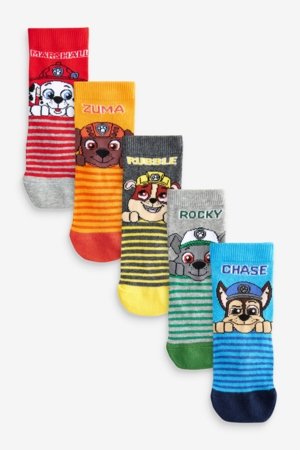 NEXT PAW PATROL zeķes, 5 gab., Q74930, 26,5-30,5 