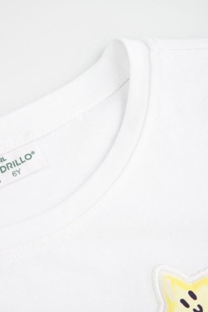COCCODRILLO t-krekls ar īsam piedurknēm, balti, WC6143202SGK-001-116, 116 cm 
