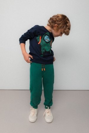 COCCODRILLO bikses, zaļš, cm 