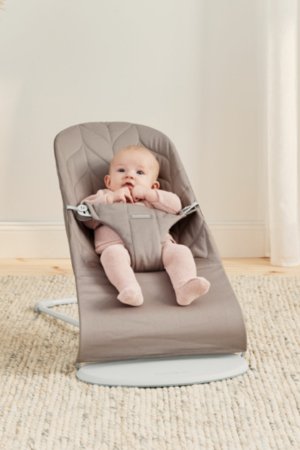 BABYBJÖRN šūpuļkrēsls BLISS Woven Petal Quilt, sand grey, 006317 
