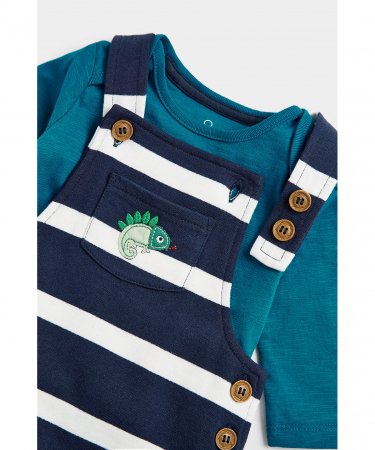 MOTHERCARE bodijs ar garām piedurknēm + kombinezons, CB802 606579