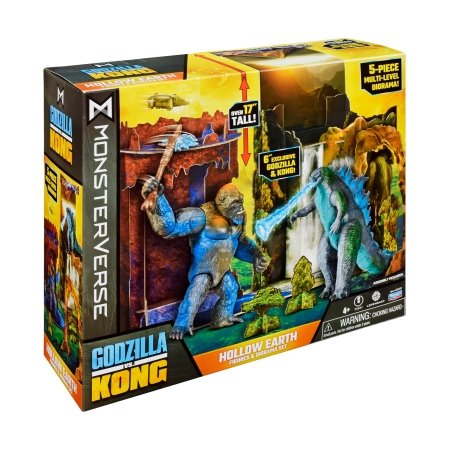 GODZILLA rotaļu komplekts Hollow Earth Figures and Diorama Set, 35293 