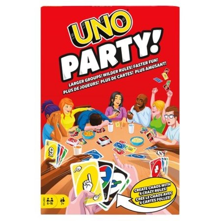MATTEL GAMES UNO kārtis Party, HMY49 HMY49