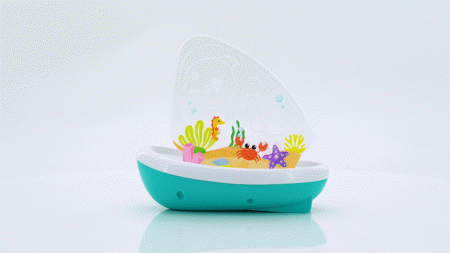 BB JUNIOR bath toy Splash 'N Play Light Up Sailboat, 16-89022 16-89022