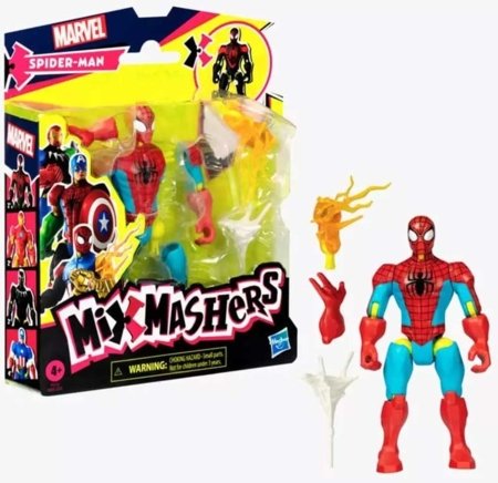 SPIDER-MAN mixmashers pamatfigūra, asorti, F92055L0 