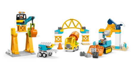 10476 LEGO® DUPLO® Pilsēta “Trīs vienā” Būvlaukums un transportlīdzekļi 