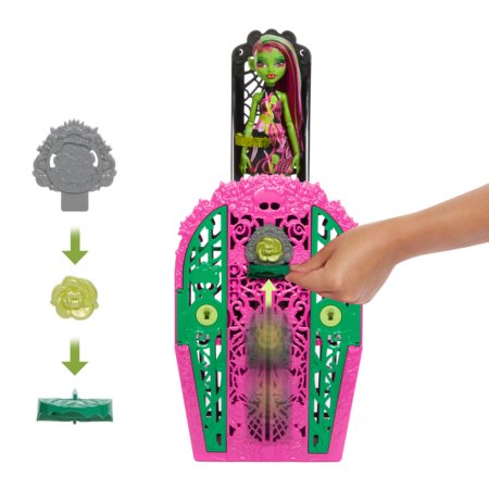 MONSTER HIGH lelle Spocīgie noslēpumi: Pusnakts dārza sērija - Venus, HYT75 