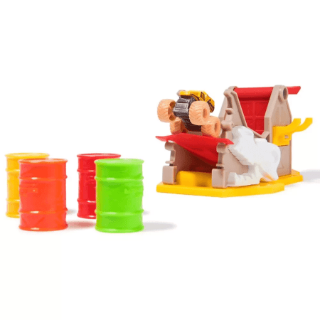 MONSTER JAM MINI JAMS palaišanas trase ar 2 transportlīdzekļiem Boneyard Blaster, 6069711 