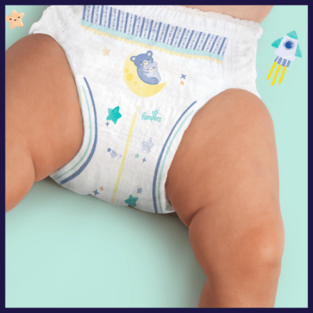 PAMPERS Autiņbiksītes-biksītes Night Monthly 4 izmērs, 4x25, 100 gab, 81758419MP 