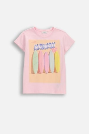 COCCODRILLO t-krekls ar īsam piedurknēm, rozā, WC6143202VGB-007-164, 164 izmērs 