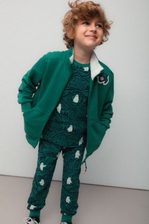 COCCODRILLO džemperis, zaļš, ZC5132201YBK-011-110, 110 cm 