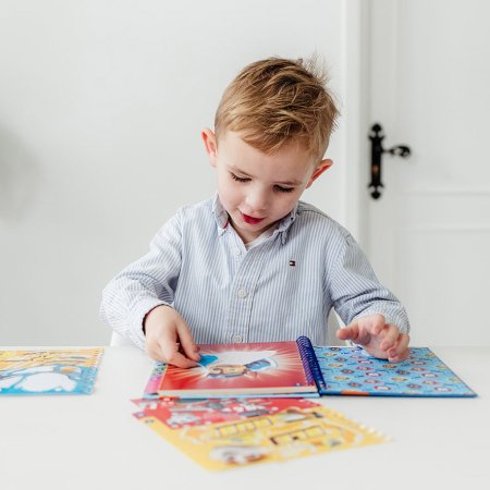 TOTUM PAW PATROL radošais komplekts - Sticker By Number Book, 721159 