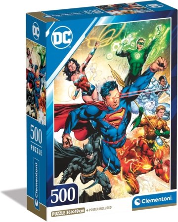 CLEMENTONI DC COMICS puzle, 500 gab., 35531 