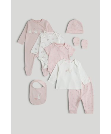 MOTHERCARE komplekts zīdainim 8 gab., AX39001, cm 