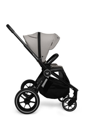 MUUVO Quick 4.0 ratiņi Steel Grey 2in1 SET MQ-W-STEEL-GREY-2W1-