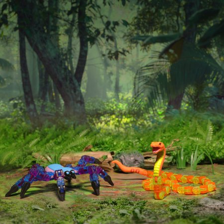 ZING KLIXX CREATUREZ zirneklis ar salokāmām kājām, KX100 