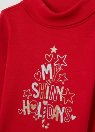 OVS t-krekls ar garām piedurknēm un augsto apkakli, cm, 002498228 