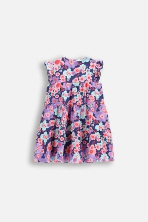 COCCODRILLO kleita ar īsām piedurknēm HAPPY RETRO GIRL NEWBORN, krāsa, WC5129201HGN-022-086, 86 cm 