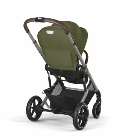 CYBEX ratiņi BALIOS S LUX BLK, Moss green, 525000105 
