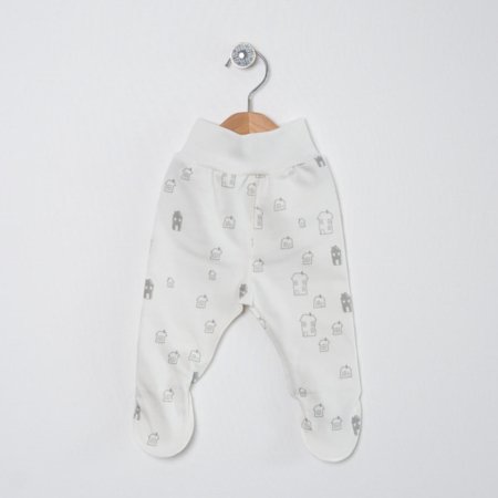 VILAURITA bērnu bikses ar apgrieztām vīlēm TOMMY, balti, art 1153, 50 cm 