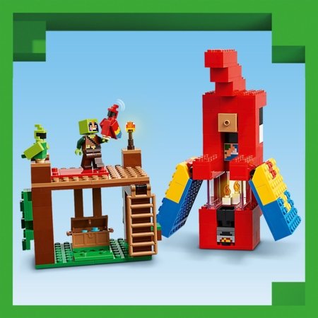 21282 LEGO® Minecraft® Papagaiļu mājas 