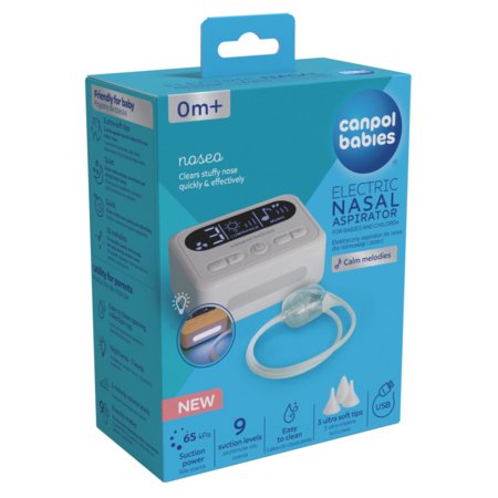 CANPOL BABIES elektriskais deguna aspirators White, 20/121 