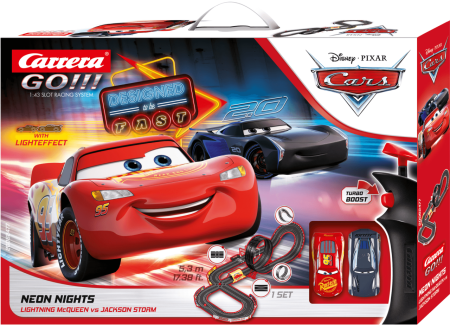 CARERRA GO trases komplekts “Disney·Pixar Cars - Neon Nights”, 20062477 