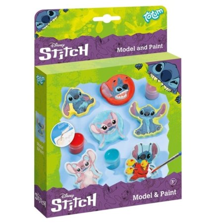 TOTUM DISNEY STITCH radošais modelēšanas un zīmēšanas komplekts, 700185 