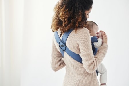 BABYBJÖRN Ķengursoma Mini, Vintage Indigo, Cotton 021174 