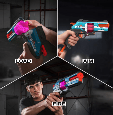 XSHOT rotaļu rotaļu ierocis PRO Spinshot, 36906 