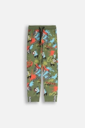 COCCODRILLO leggingi SPORTS BOY KIDS, zaļš, ZC5122701SBK-027-122, 122 cm 