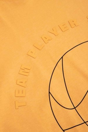 COCCODRILLO t-krekls ar īsam piedurknēm, oranži, WC6143205MBJ-006-140, 140 cm 