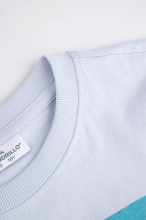 COCCODRILLO t-krekls ar īsam piedurknēm, zili, WC6143213VBB-036-152, 152 izmērs 