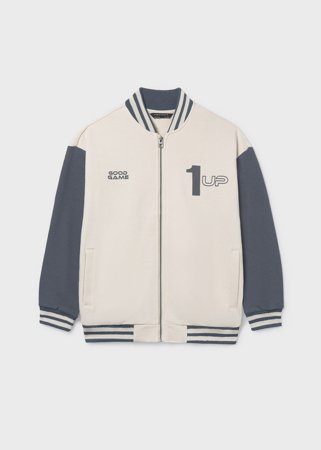 MAYORAL džemperis ar rāvējslēdzēju, hemp, 6.416-37, 176 cm 