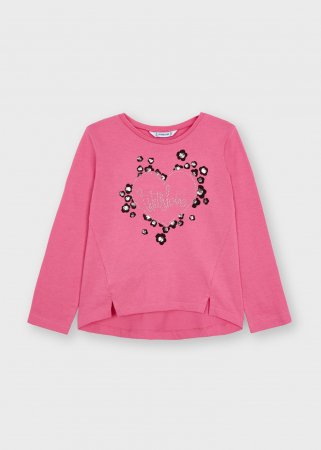 MAYORAL T-krekls ar garām piedurknēm 6H, fuchsia, 4012-75 4012-75 4